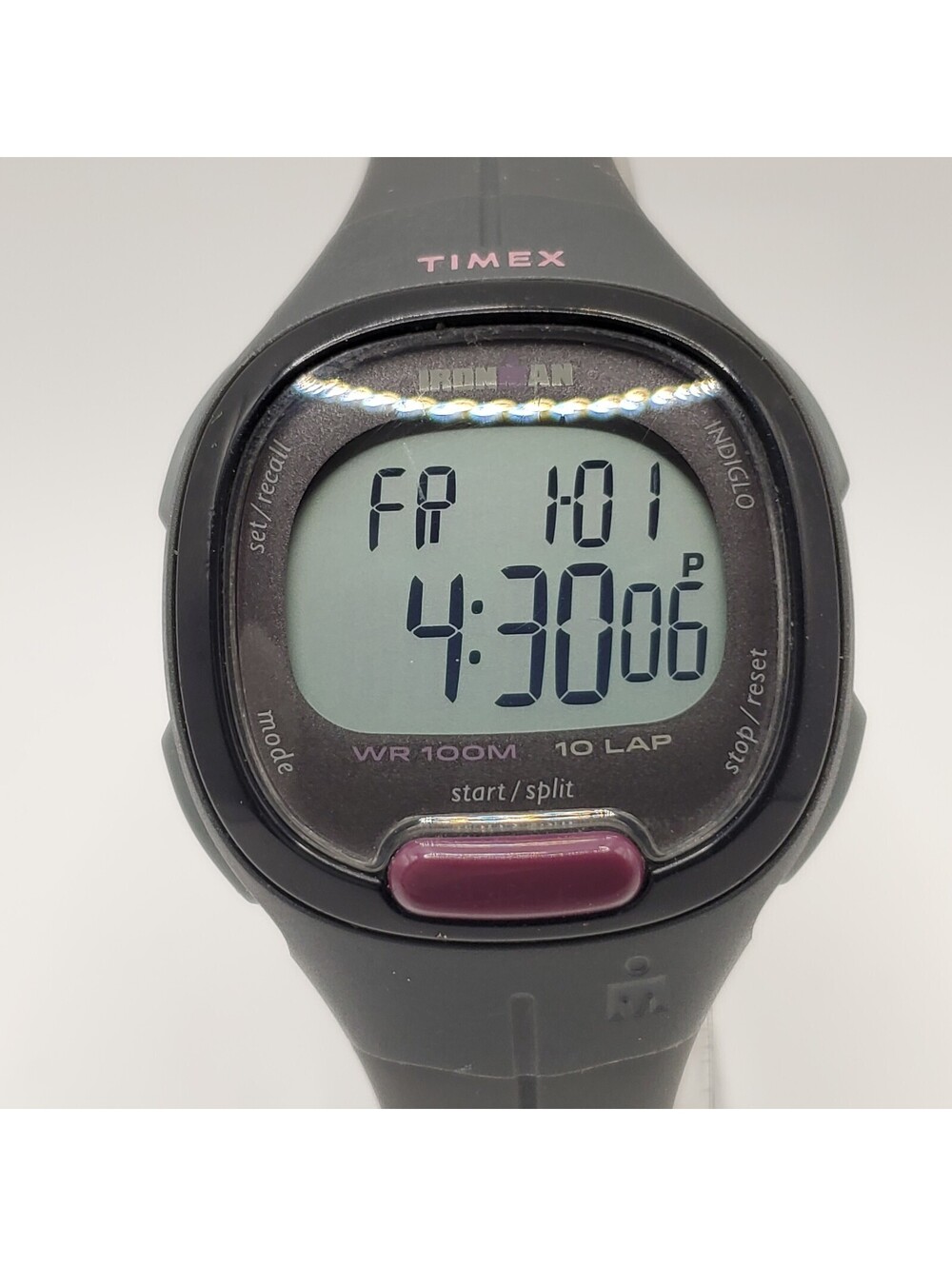 Timex Ironman Triathlon 10 Lap Digital Womens  Watch 33mm New Battery